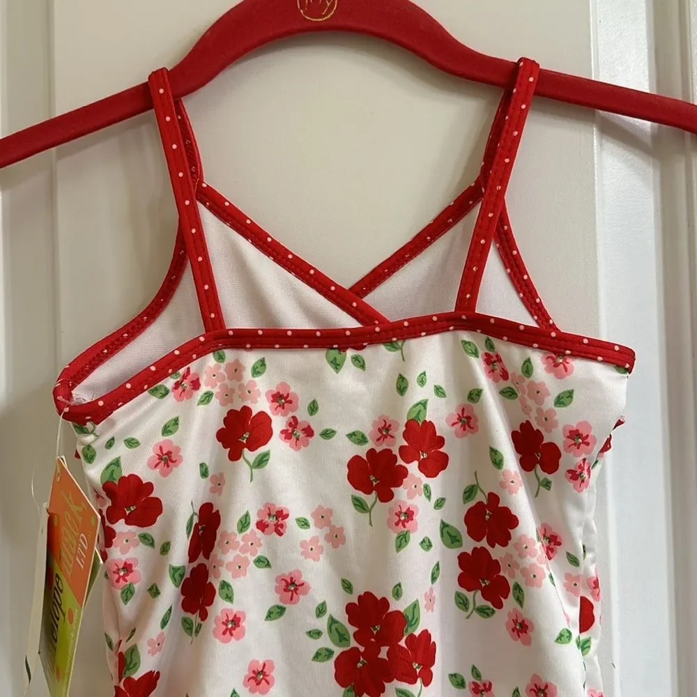 Penelope Mack Hibiscus Print One Piece Swimsuit NEW Size 6